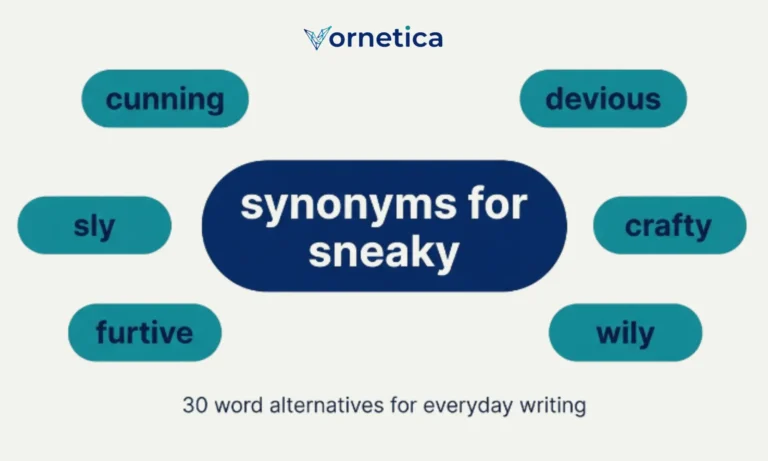 Synonyms for sneaky with meanings, examples, and usage tips