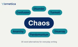 30 synonyms for chaos with meanings, examples, and usage tips