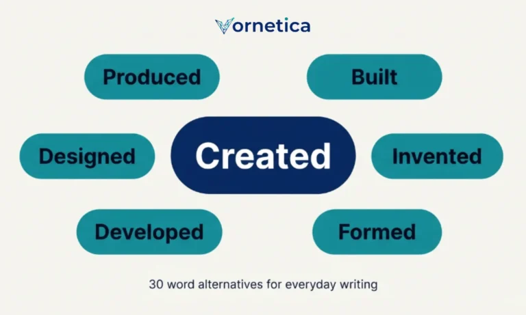 30 synonyms for created with meanings and example sentences