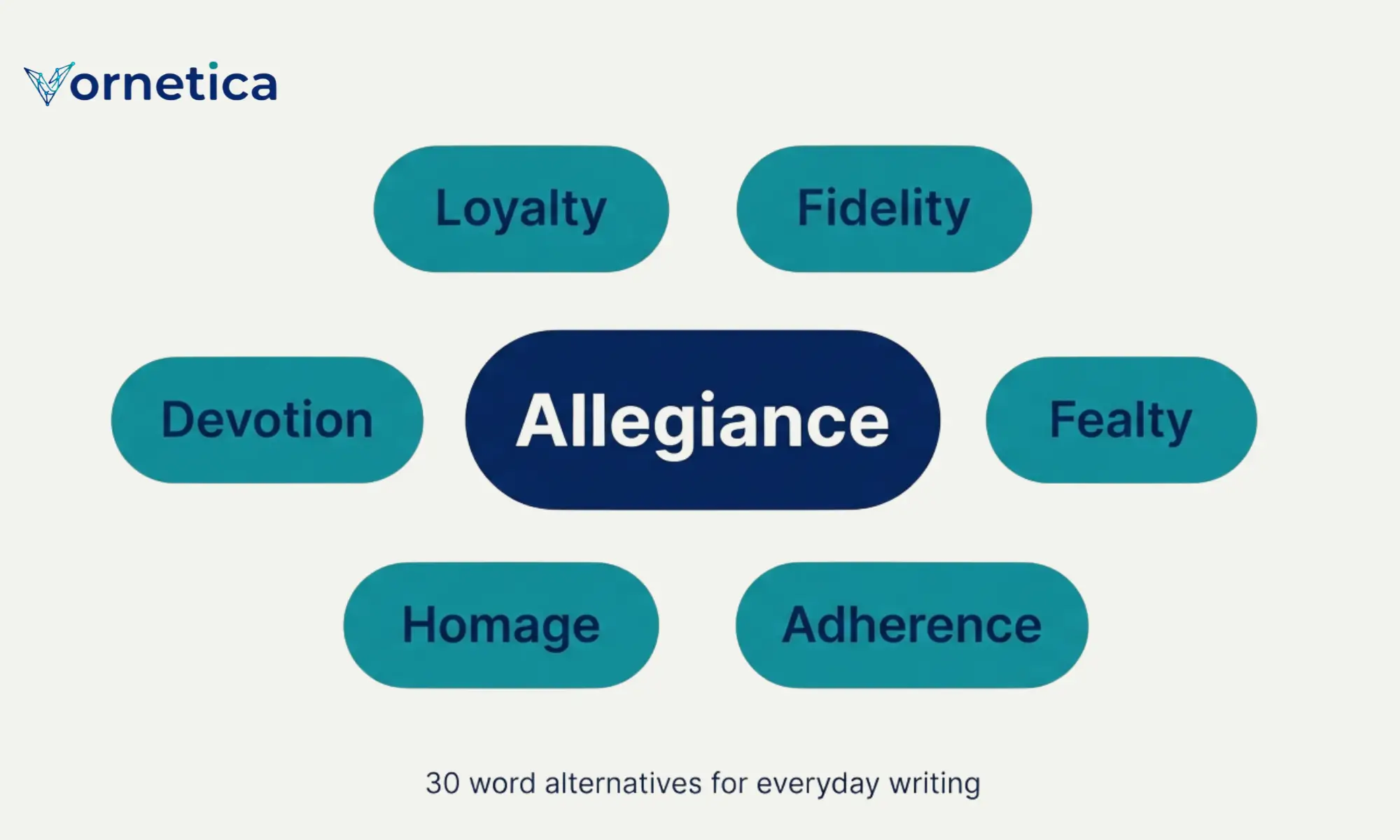 Synonyms for allegiance vocabulary list with meanings and examples